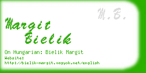 margit bielik business card